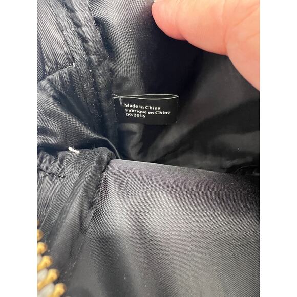 Victoria's Secret Handbag Crossbody Purse Silver Gold Chain Strap Tassel Snake - Picture 7 of 9